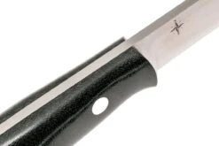 Bark River Aurora 3V, Black Canvas Micarta Cuchillo Bushcraft -Tienda De Cuchillos BRK06 122 3VBLC 05 bark river brk06 122 3vblc 05