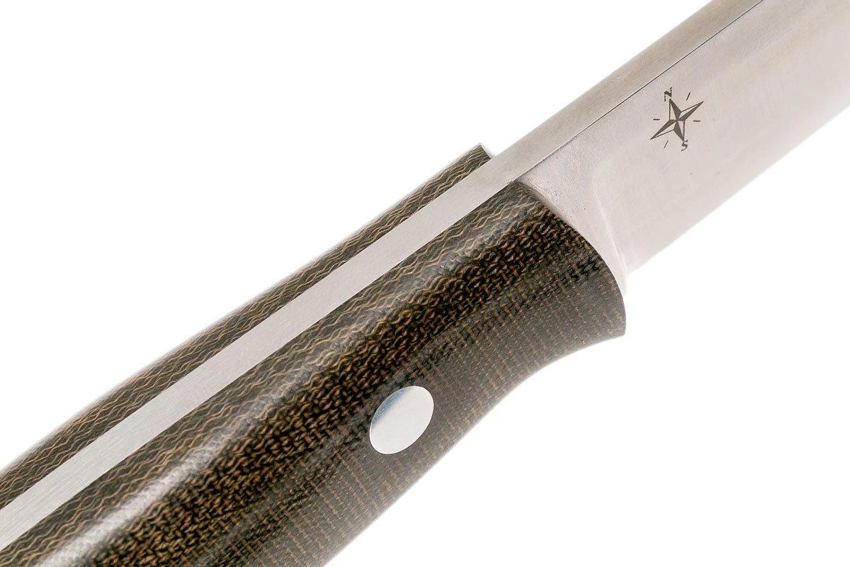 Bark River Aurora 3V, Green Canvas Micarta Cuchillo Bushcraft 5 Bark River Aurora 3V, Green Canvas Micarta Cuchillo Bushcraft - Imagen 5