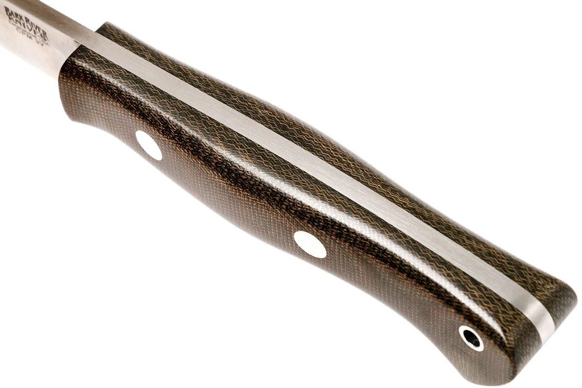 Bark River Aurora 3V, Green Canvas Micarta Cuchillo Bushcraft 6 Bark River Aurora 3V, Green Canvas Micarta Cuchillo Bushcraft - Imagen 6