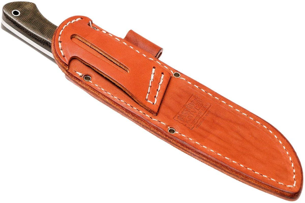 Bark River Aurora 3V, Green Canvas Micarta Cuchillo Bushcraft 9 Bark River Aurora 3V, Green Canvas Micarta Cuchillo Bushcraft - Imagen 9