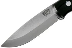 Bark River Bushcrafter I CPM 3V, Black Canvas Micarta -Tienda De Cuchillos BRK06 131BRKC 03 bark river knives