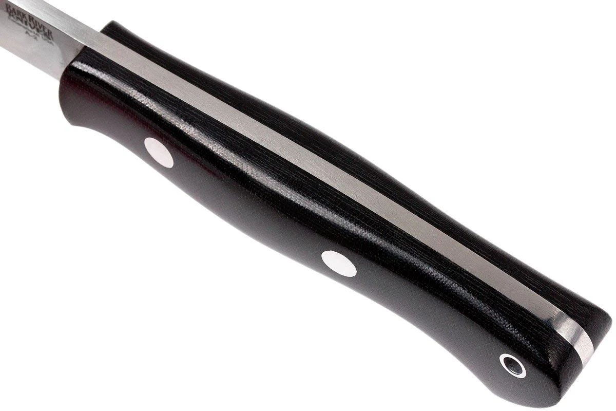 Bark River Aurora A2, Black Canvas Micarta 5 Bark River Aurora A2, Black Canvas Micarta - Imagen 5