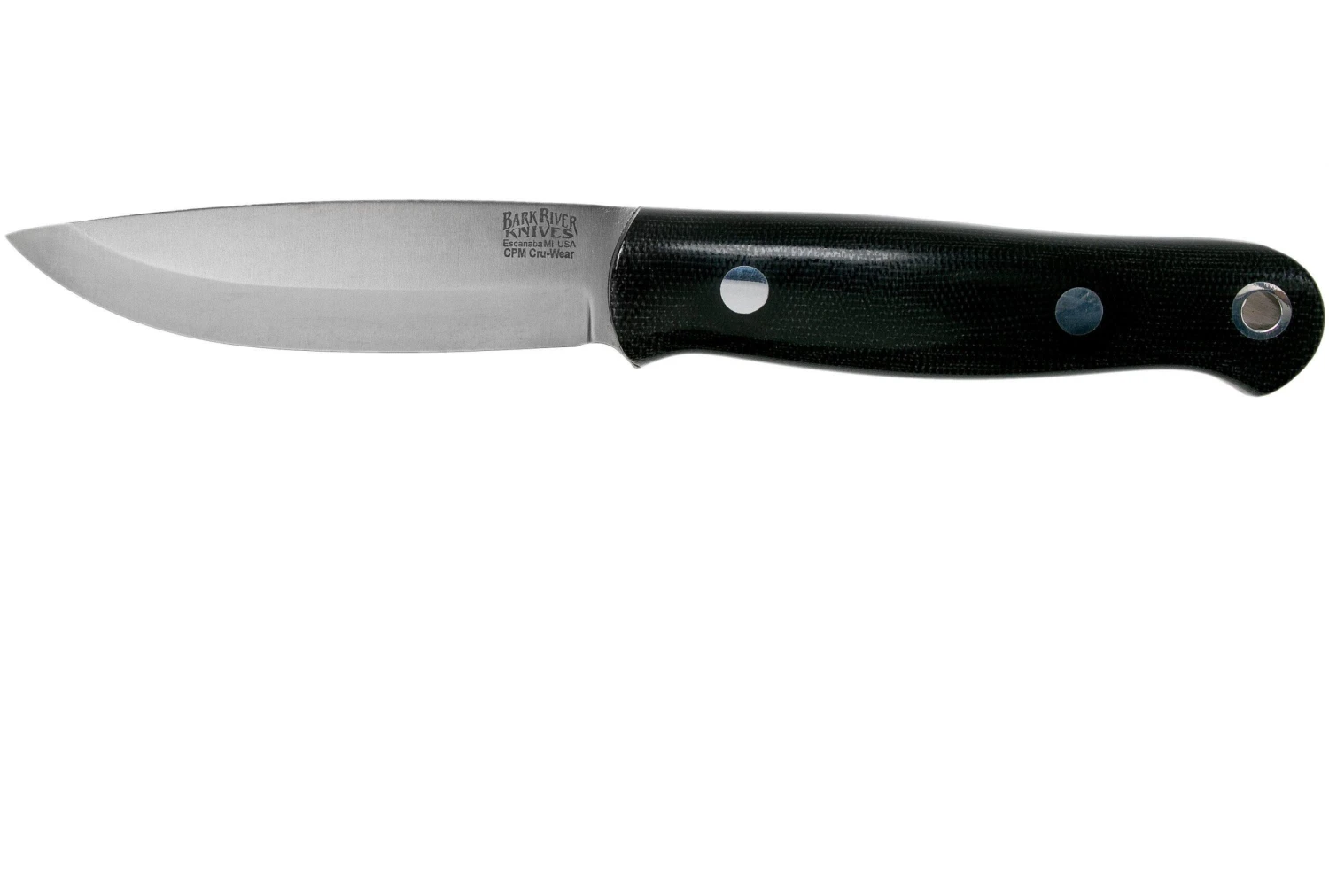 Bark River Bushcrafter CPM CruWear, Black Canvas Micarta, Cuchillo Bushcraft 1 Bark River Bushcrafter CPM CruWear, Black Canvas Micarta, Cuchillo Bushcraft