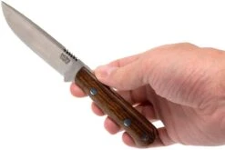 Bark River Bravo Necker II CPM 154CM, Desert Ironwood, Funda Marrón -Tienda De Cuchillos BRK07 002DIW2 06 bark river brk07 002diw2 06
