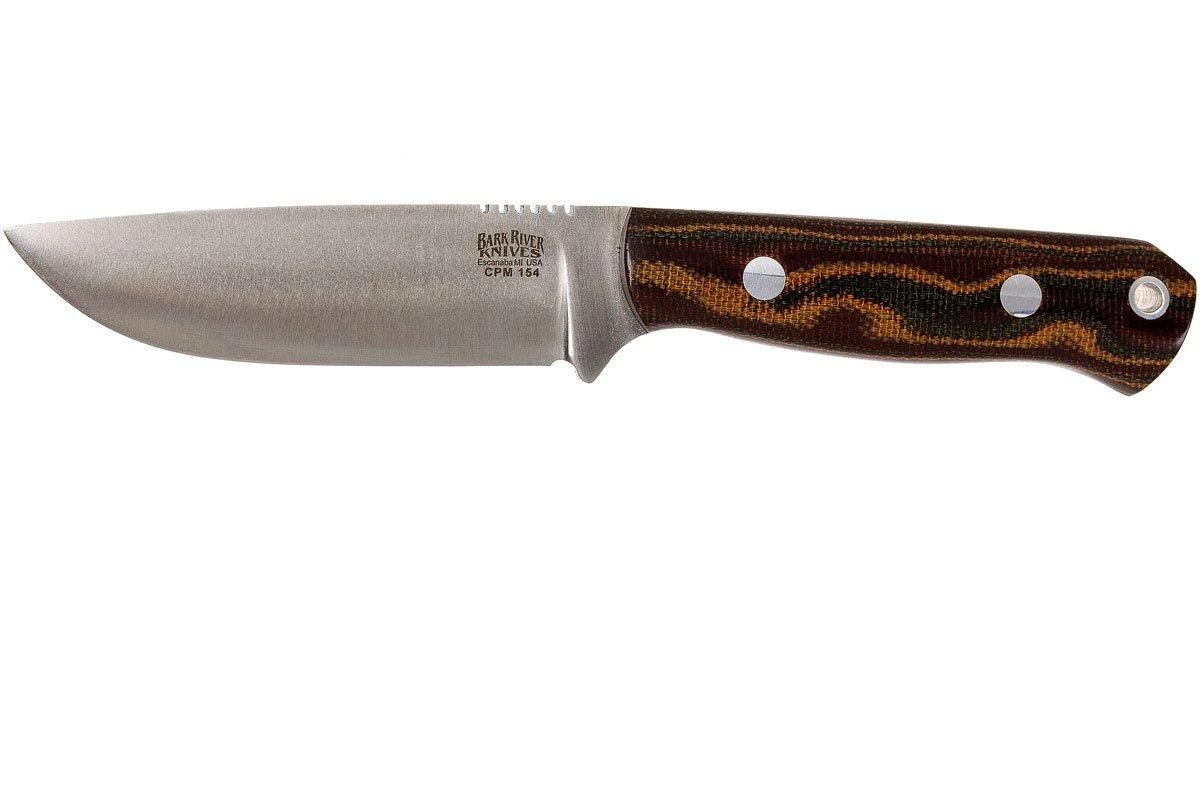 Bark River Bravo Necker II CPM 154CM, Burgundy Snakeskin Micarta 1 Bark River Bravo Necker II CPM 154CM, Burgundy Snakeskin Micarta