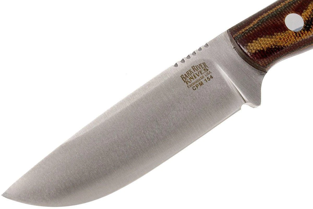 Bark River Bravo Necker II CPM 154CM, Burgundy Snakeskin Micarta 3 Bark River Bravo Necker II CPM 154CM, Burgundy Snakeskin Micarta - Imagen 3