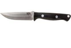 Bark River Bravo EDC A2, Black Canvas Micarta, Black Sheath