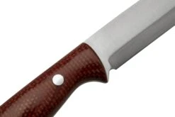 Bark River Gunny Scandi CPM 3V Firedog Canvas Micarta, Cuchillo De Bushcraft -Tienda De Cuchillos BRK07 024FCM 05 barkriver