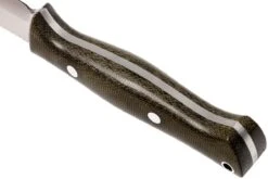 Bark River Gunny Scandi CPM 3V, Green Canvas Micarta, Funda Marrón 11 Bark River Gunny Scandi CPM 3V, Green Canvas Micarta, Funda Marrón -Tienda De Cuchillos BRK07 024GNC 04 bark river brk07 024gnc 04