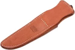 Bark River Gunny CPM 3V, Burgundy Snakeskin Micarta, Funda Marrón -Tienda De Cuchillos BRK07 025SBCM 08 bark river brk07 025sbcm 08