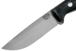 Bark River Bravo EDC CPM 3V Rampless, Black Canvas Micarta Cuchillo Bushcraft -Tienda De Cuchillos BRK07 027BCMR 03 bark river knives
