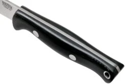 Bark River Bravo EDC CPM 3V Rampless, Black Canvas Micarta Cuchillo Bushcraft -Tienda De Cuchillos BRK07 027BCMR 05 bark river knives