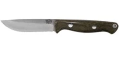 Bark River Bravo EDC CPM 3V Rampless, Green Canvas Micarta Cuchillo Bushcraft