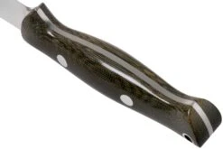 Bark River Bravo EDC CPM 3V Rampless, Green Canvas Micarta Cuchillo Bushcraft -Tienda De Cuchillos BRK07 027GCMR 04 bark river knives