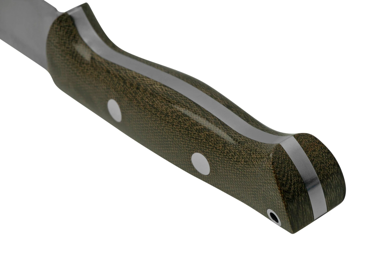 Bark River Bravo 1 A2 Green Canvas Micarta, Cuchillo De Bushcraft 4 Bark River Bravo 1 A2 Green Canvas Micarta, Cuchillo De Bushcraft - Imagen 4