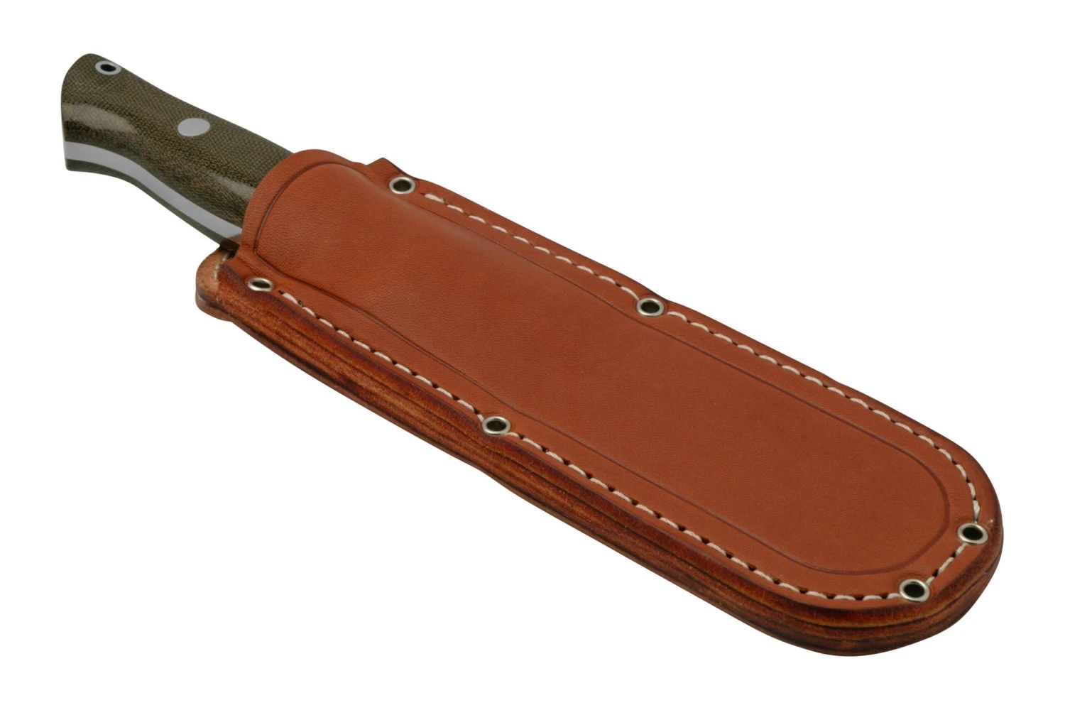 Bark River Bravo 1 A2 Green Canvas Micarta, Cuchillo De Bushcraft 6 Bark River Bravo 1 A2 Green Canvas Micarta, Cuchillo De Bushcraft - Imagen 6