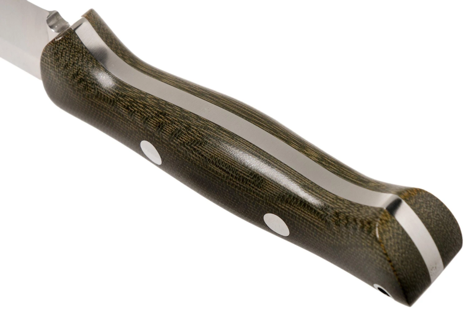 Bark River Bravo 1.5 A2 Green Canvas Micarta Cuchillo De Exterior 4 Bark River Bravo 1.5 A2 Green Canvas Micarta Cuchillo De Exterior - Imagen 4
