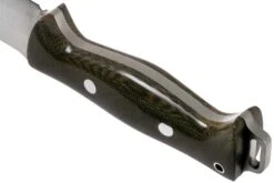 Bark River Bravo 2 CPM 3V, Green Canvas Micarta Cuchillo De Exterior -Tienda De Cuchillos BRK07 221GCM 04 bark river knives