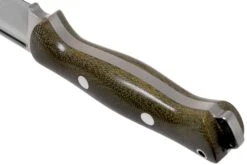 Bark River Bravo Squad Leader CPM 3V, Green Canvas Micarta -Tienda De Cuchillos BRK07 222GCM 04 bark river knives