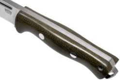 Bark River Bravo Squad Leader CPM 3V, Green Canvas Micarta -Tienda De Cuchillos BRK07 222GCM 05 bark river knives