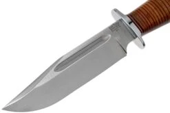 Bark River Teddy A2 Stacked Leather, Double Quillion Cuchillo De Exterior 9 Bark River Teddy A2 Stacked Leather, Double Quillion Cuchillo De Exterior -Tienda De Cuchillos BRK08 114SLDQ 03 bark river knives