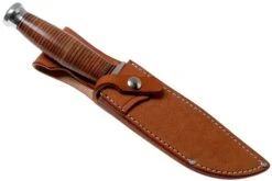 Bark River Teddy A2 Stacked Leather, Double Quillion Cuchillo De Exterior 12 Bark River Teddy A2 Stacked Leather, Double Quillion Cuchillo De Exterior -Tienda De Cuchillos BRK08 114SLDQ 06 bark river knives