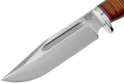 Bark River Teddy A2 Stacked Leather, Single Quillion Cuchillo De Exterior -Tienda De Cuchillos BRK08 114SLSQ 03 bark river knives