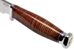 Bark River Teddy A2 Stacked Leather, Single Quillion Cuchillo De Exterior -Tienda De Cuchillos BRK08 114SLSQ 05 bark river knives