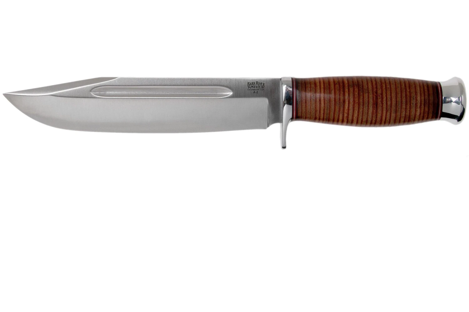 Bark River Teddy 2 A2 Stacked Leather Single Quillion Cuchillo De Exterior 1 Bark River Teddy 2 A2 Stacked Leather Single Quillion Cuchillo De Exterior