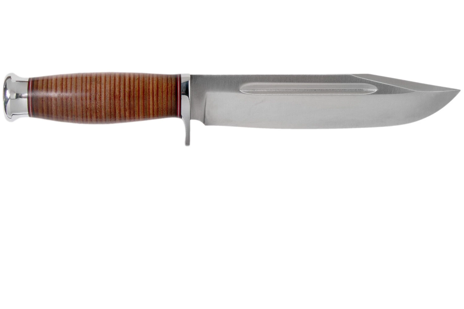 Bark River Teddy 2 A2 Stacked Leather Single Quillion Cuchillo De Exterior 2 Bark River Teddy 2 A2 Stacked Leather Single Quillion Cuchillo De Exterior - Imagen 2