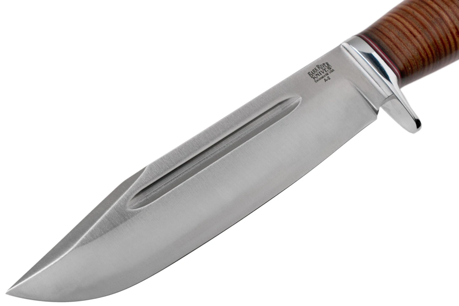 Bark River Teddy 2 A2 Stacked Leather Single Quillion Cuchillo De Exterior 3 Bark River Teddy 2 A2 Stacked Leather Single Quillion Cuchillo De Exterior - Imagen 3