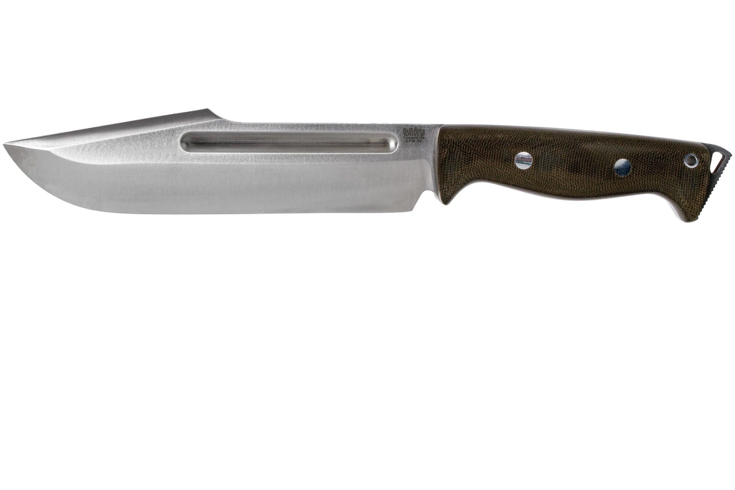 Bark River Bravo Tope Recon CPM 3V Green Canvas Micarta Rampless Cuchillo De Supervivencia 1 Bark River Bravo Tope Recon CPM 3V Green Canvas Micarta Rampless Cuchillo De Supervivencia