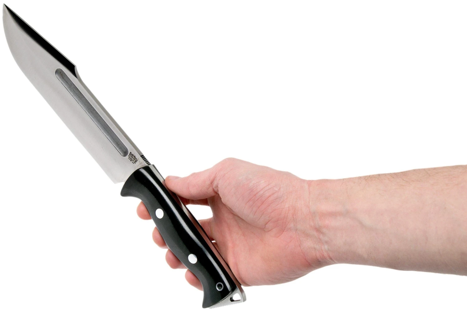 Bark River Bravo Tope Recon Field CPM 3V, Black Canvas Micarta 6 Bark River Bravo Tope Recon Field CPM 3V, Black Canvas Micarta - Imagen 6