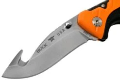 Buck Folding Pursuit Pro Guthook Large 660ORG Orange Cuchillo De Caza -Tienda De Cuchillos BUCK660ORG 03 buck