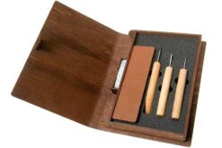 BeaverCraft Geometric Wood Carving Set S05 Juego De Talla De Madera Con Libro De Almacenamiento De Madera -Tienda De Cuchillos BVS05BOOK 03 beavercraft