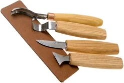 BeaverCraft Spoon Carving Set De 4 S19 Libro, Juego De Tallado De Madera Con Libro De Almacenamiento De Madera -Tienda De Cuchillos BVS19BOOK 03 beavercraft
