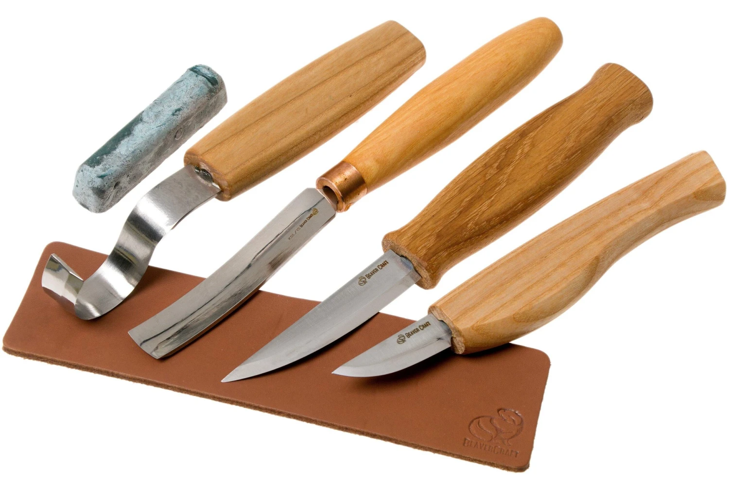 BeaverCraft Spoon And Kuksa Carving Professional Set S43 Juego Para Tallar Madera