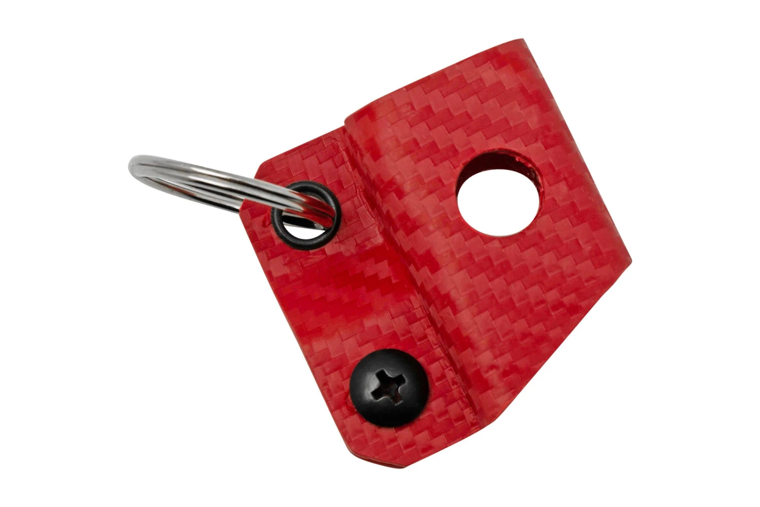 Clip And Carry Kydex Keychain Sheath Gerber Dime, Leatherman Squirt, Carbon Fiber Red GDIME-CF-RED Funda Llavero 2 Clip And Carry Kydex Keychain Sheath Gerber Dime, Leatherman Squirt, Carbon Fiber Red GDIME-CF-RED Funda Llavero - Imagen 2