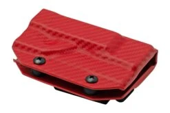 Clip And Carry Kydex Sheath Leatherman Raptor, Carbon Fiber Red LRAPTOR-CF-RED Funda De Cinturón -Tienda De Cuchillos CALRAPTOR CF RED 03 clipandcarry