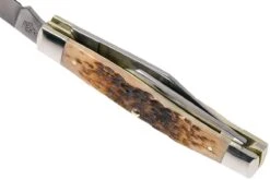 Case Large Stockman Amber Jigged Bone, 00204, 6375 CV Navaja -Tienda De Cuchillos CE204 08 case ce204 08