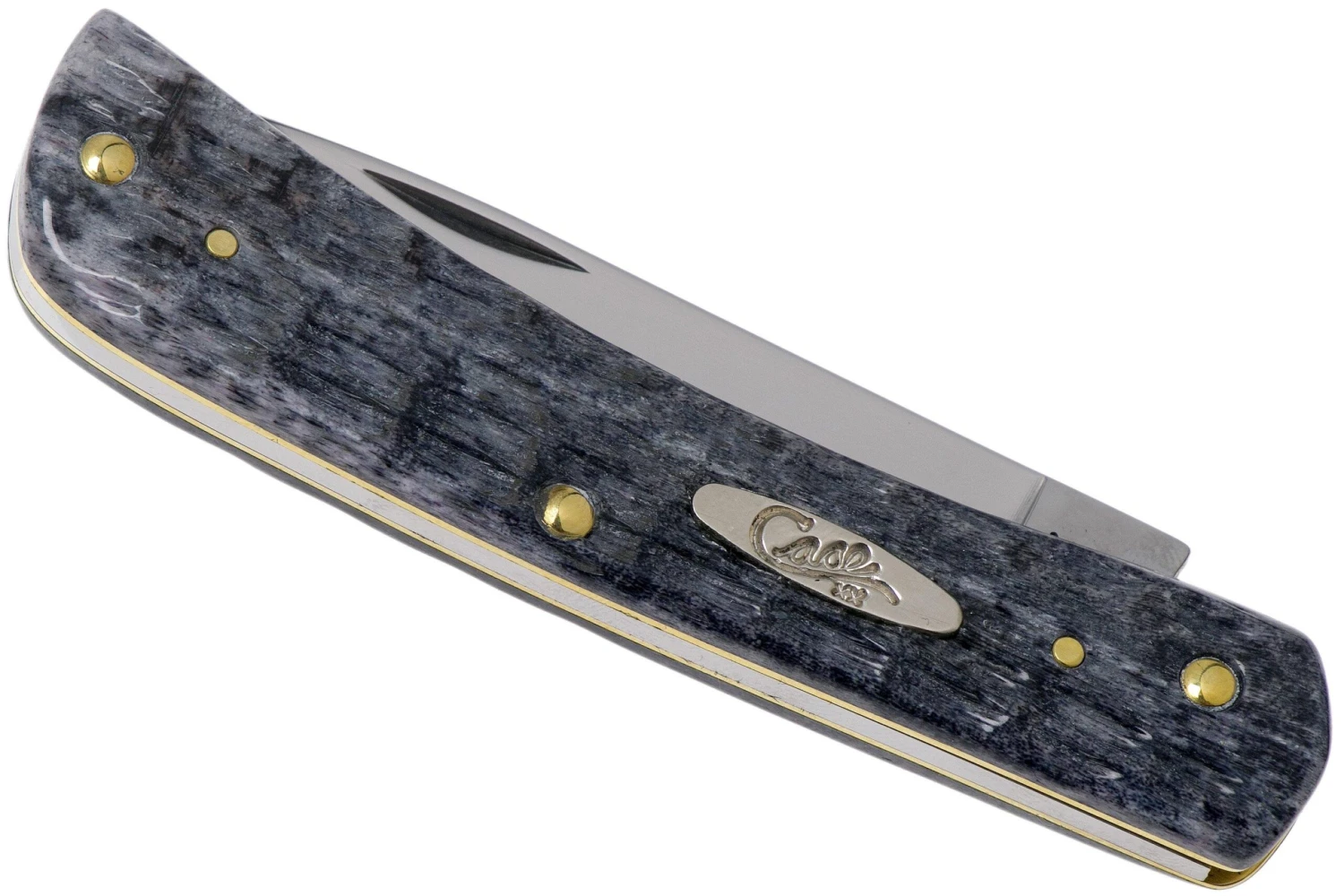 Case Sod Buster Jr Pocket Worn Grey Bone, Crandall Jig, 58412, 6137 CV Navaja 4 Case Sod Buster Jr Pocket Worn Grey Bone, Crandall Jig, 58412, 6137 CV Navaja - Imagen 4