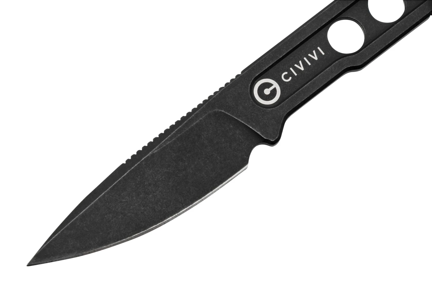 Civivi Circulus C22012-1, Black Stonewashed 10Cr15CoMoV Cuchillo De Cuello, Diseño De Ostap Hel 3 Civivi Circulus C22012-1, Black Stonewashed 10Cr15CoMoV Cuchillo De Cuello, Diseño De Ostap Hel - Imagen 3
