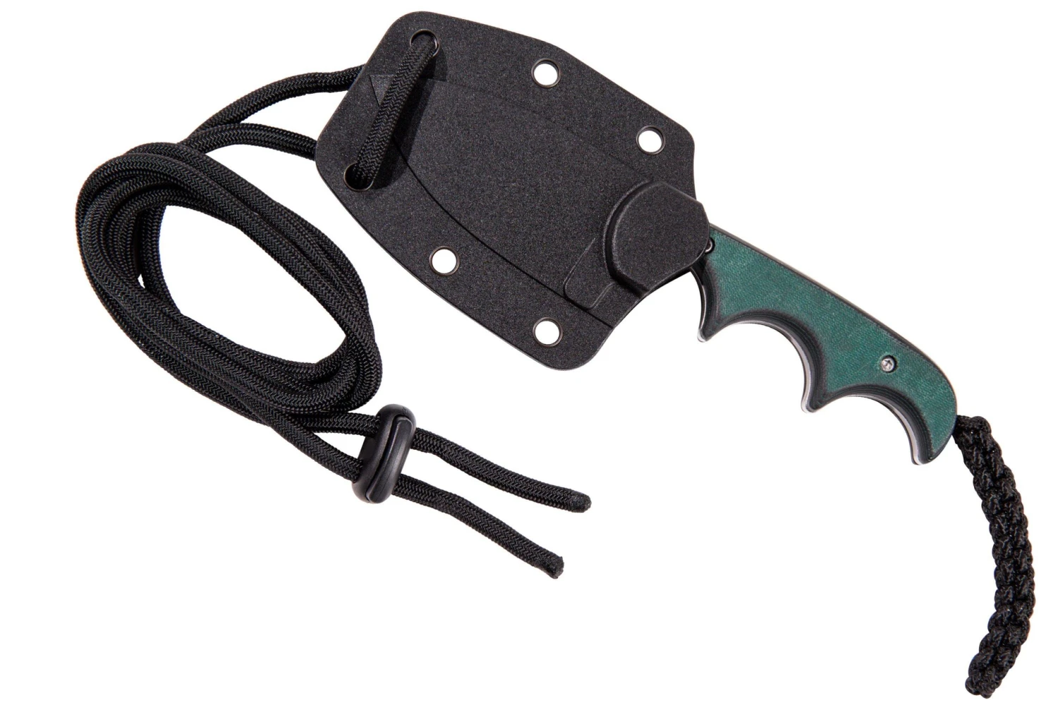 CRKT Minimalist Spear Point, Green Black, Cuchillo De Cuello, Diseño Alan Folts 6 CRKT Minimalist Spear Point, Green Black, Cuchillo De Cuello, Diseño Alan Folts - Imagen 6