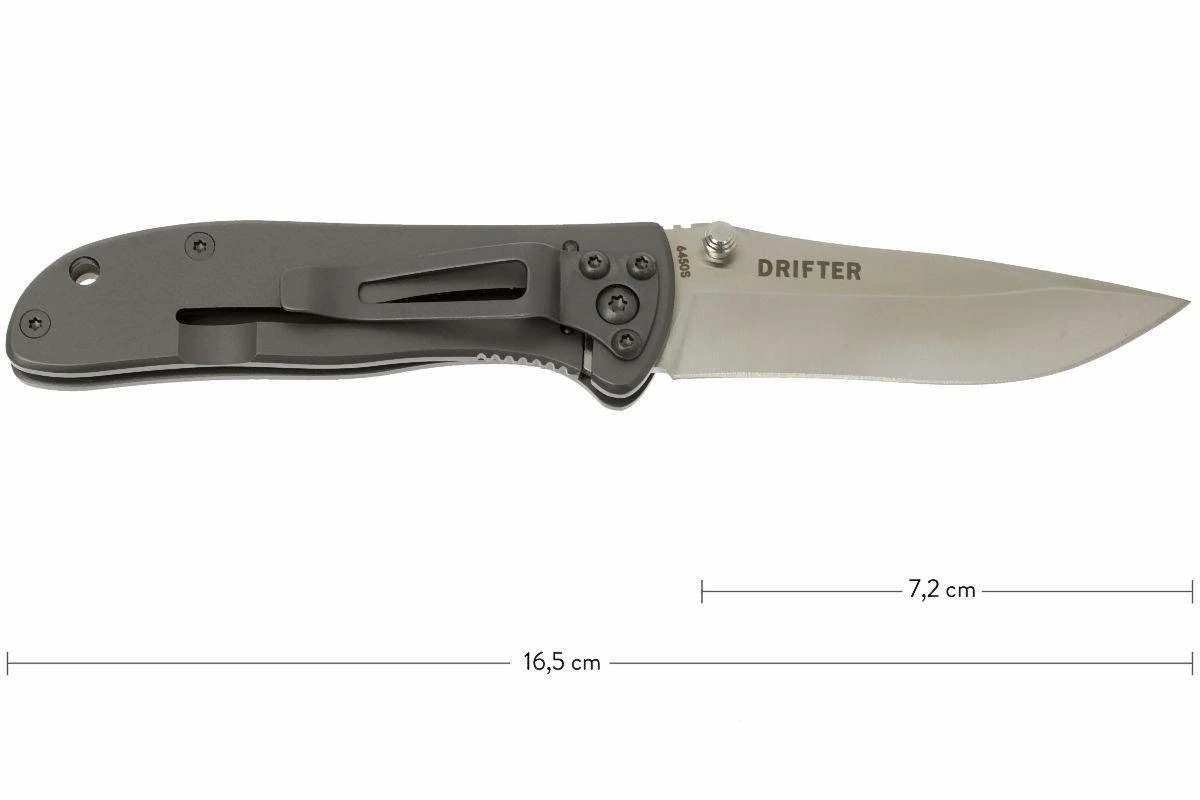 CRKT DRifter - Stainless Handle - 6450S 1 CRKT DRifter - Stainless Handle - 6450S