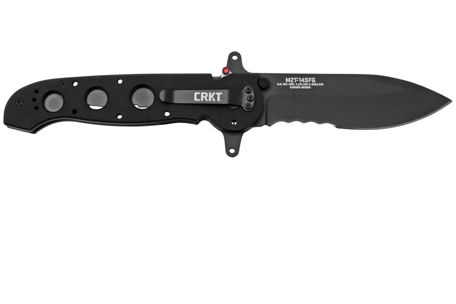 CRKT M21-14SFG, Acero 1.4116, G10 Negro, Veff Serrations, Navaja Táctica 2 CRKT M21-14SFG, Acero 1.4116, G10 Negro, Veff Serrations, Navaja Táctica - Imagen 2