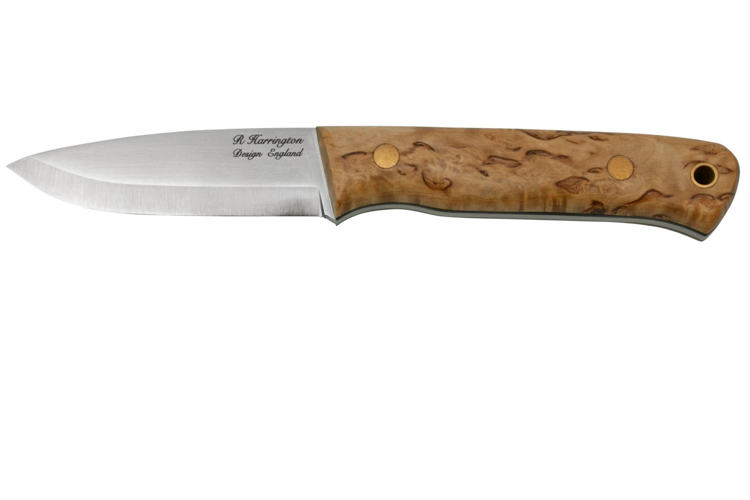 Casström Woodsman Knife Curly Birch, Sleipner Scandi Grind 10804 1 Casström Woodsman Knife Curly Birch, Sleipner Scandi Grind 10804