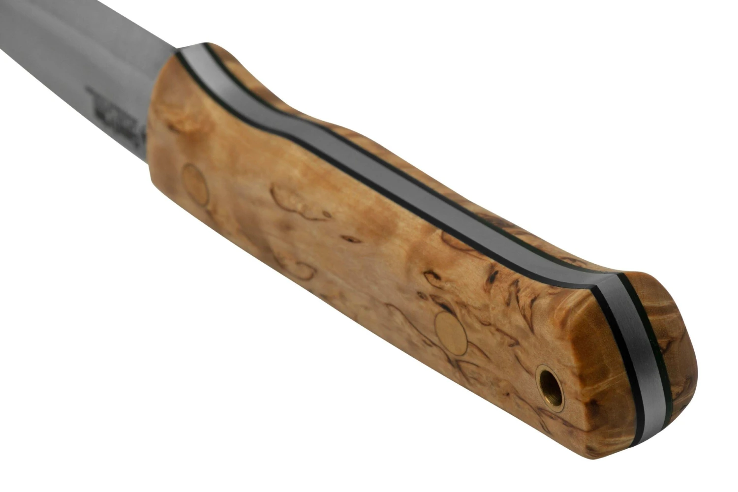 Casström Woodsman Knife Curly Birch, Sleipner Scandi Grind 10804 4 Casström Woodsman Knife Curly Birch, Sleipner Scandi Grind 10804 - Imagen 4