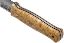 Casström Lars Fält Knife Cuchillo Bushcraft Curly Birch, Sleipner, 11804, Para Diestros -Tienda De Cuchillos CM11804 04 casstrom v202105