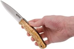 Casström No. 10 Swedish Forest Knife Curly Birch, 14C28N Scandi Grind 13108 -Tienda De Cuchillos CM13108 06 casstrom cm13108 06