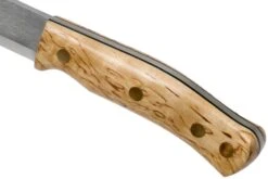 Casström No. 10 Swedish Forest Knife Curly Birch, 14C28N Scandi Grind 13128 Con Yesquero -Tienda De Cuchillos CM13128 05 casstrom